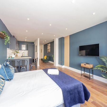 2Cq*Morden Studio Flat *Moments Away From Brighton Seafront Exterior foto
