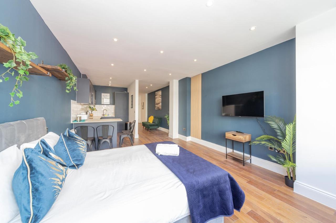2Cq*Morden Studio Flat *Moments Away From Brighton Seafront Exterior foto